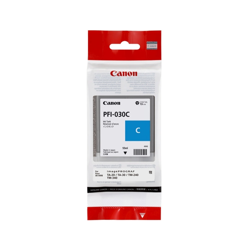 CANON PFI030 CYAN INK CARTRIDGE