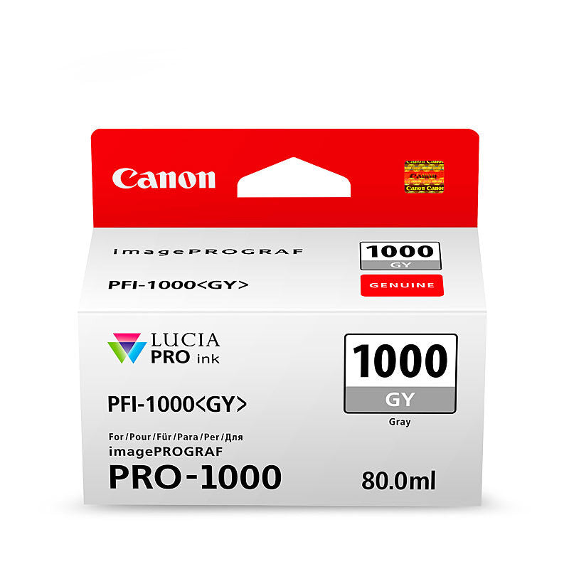 CANON PFI1000 GREY INK CARTRIDGE