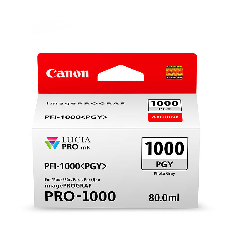 CANON PFI1000 PHOTO GREY INK CARTRIDGE