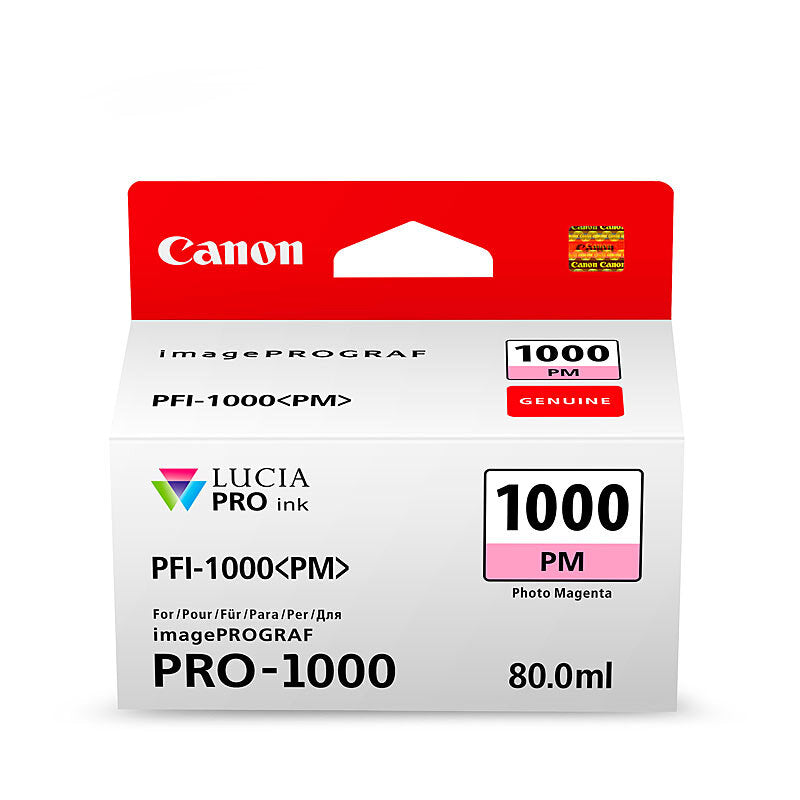 CANON PFI1000 PHOTO MAGENTA INK CARTRIDGE