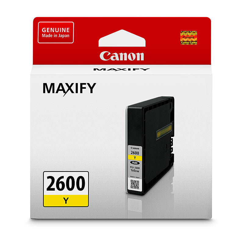 CANON PGI2600 YELLOW INK CARTRIDGE