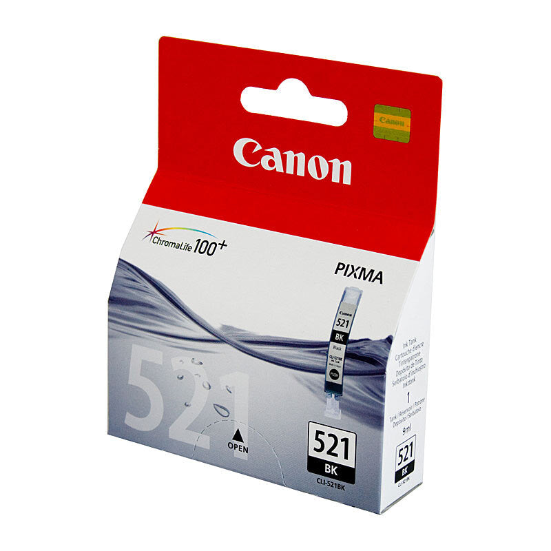 CANON CLI521 BLACK INK CARTRIDGE
