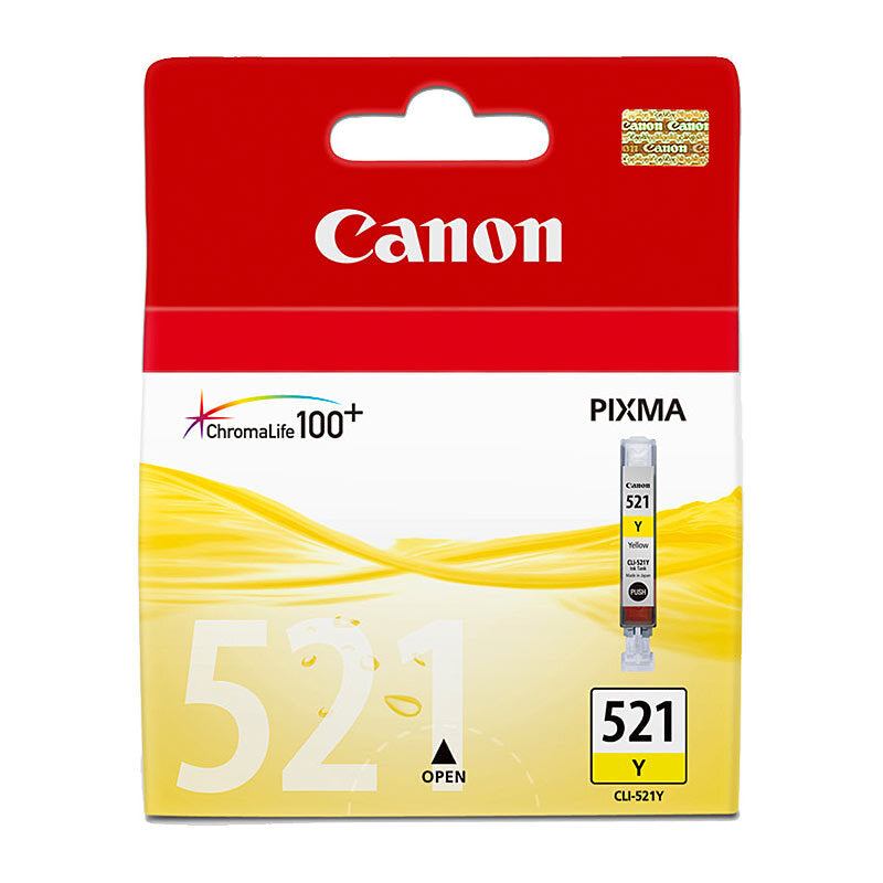 CANON CLI521 YELLOW INK CARTRIDGE
