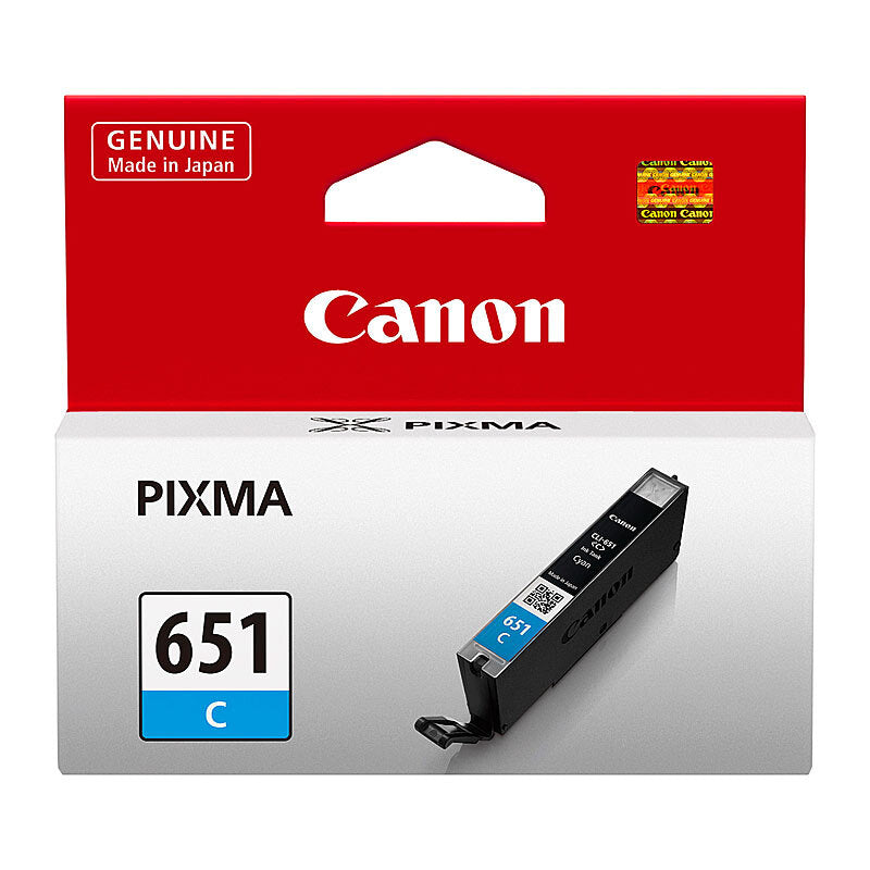 CANON CLI651 CYAN INK CARTRIDGE