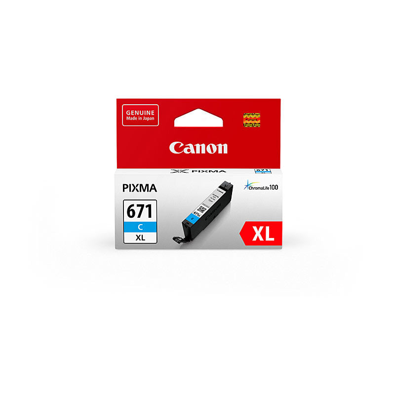 CANON CLI671XL HIGH YIELD CYAN INK CARTRIDGE