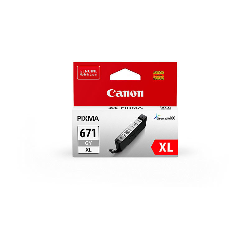 CANON CLI671XL HIGH YIELD GREY INK CARTRIDGE