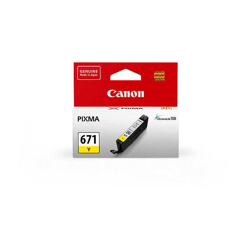 CANON CLI671 YELLOW INK CARTRIDGE
