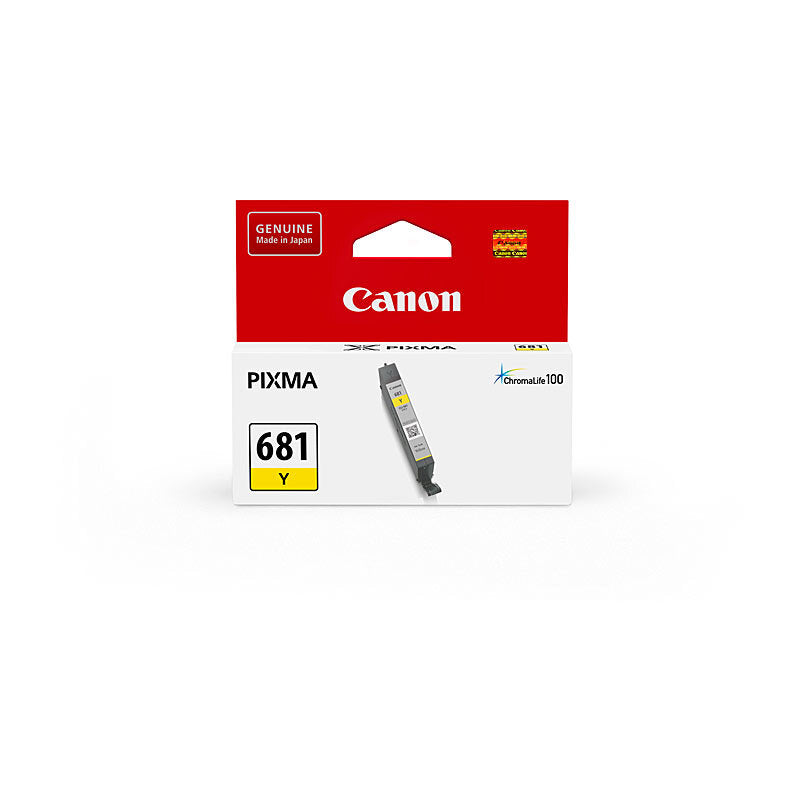 CANON CLI681 YELLOW INK CARTRIDGE