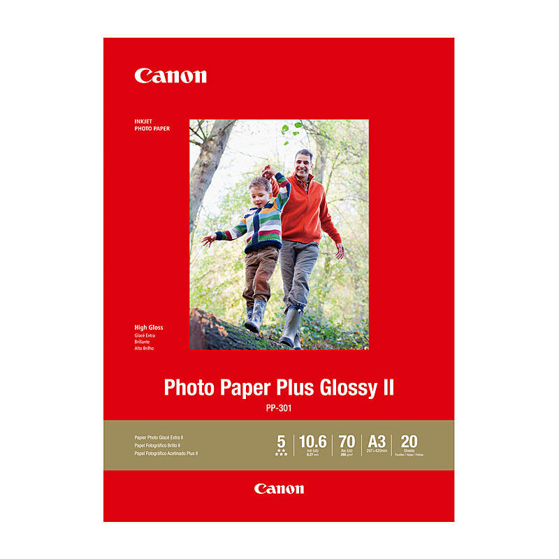 CANON PAPER PP301 A3 PHOTO GLOSSY 20PK 260GSM