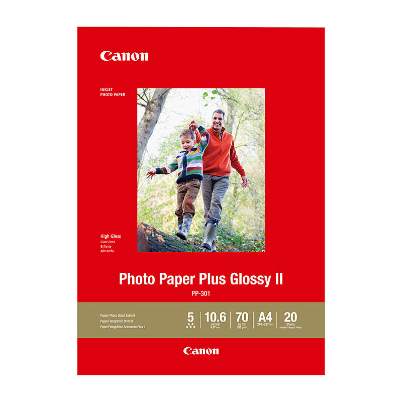 CANON PAPER PP301 A4 PHOTO GLOSSY 20PK 275GSM