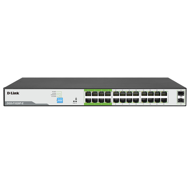 D-Link 26 Port Gigabit PoE Swh