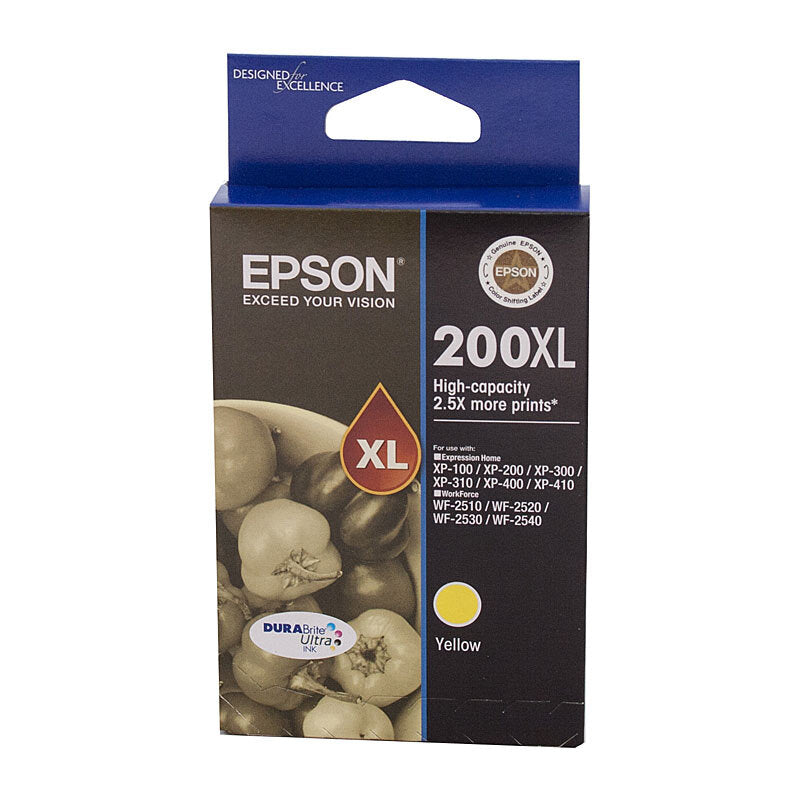 EPSON T2014 200XL HIGH YIELD YELLOW INK CARTRIDGE