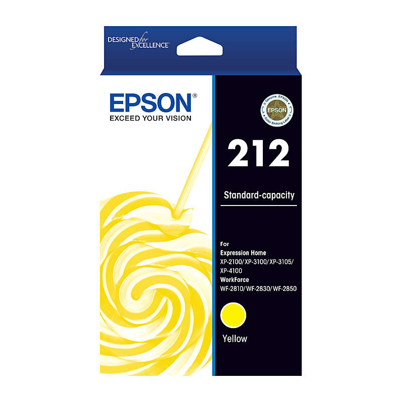 EPSON C13T02R492 212 YELLOW INK CARTRIDGE