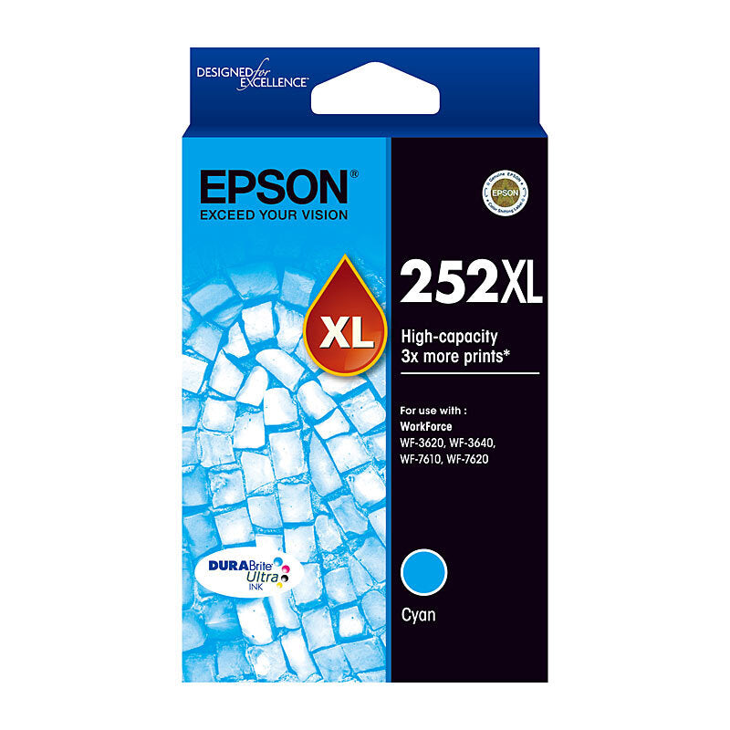 EPSON T2532 252XL CYAN INK CARTRIDGE