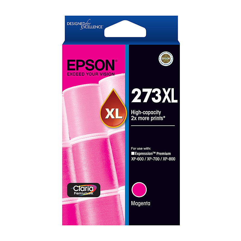 EPSON T2753 273XL HIGH YIELD MAGENTA INK CARTRIDGE