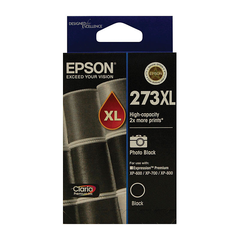 EPSON T2751 273XL HIGH YIELD PHOTO BLACK INK CARTRIDGE