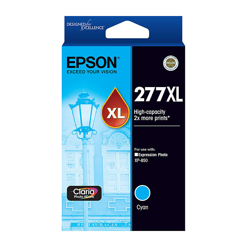 EPSON 277XL CYAN HIGH YIELD INK CARTRIDGE