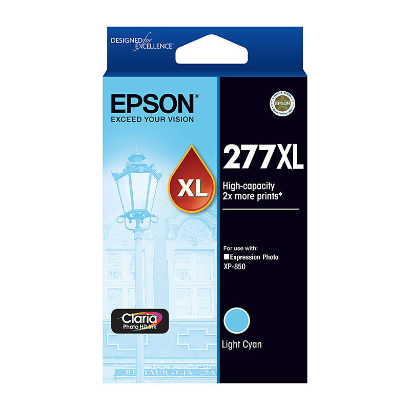 EPSON 277XL LIGHT CYAN HIGH YIELD INK CARTRIDGE