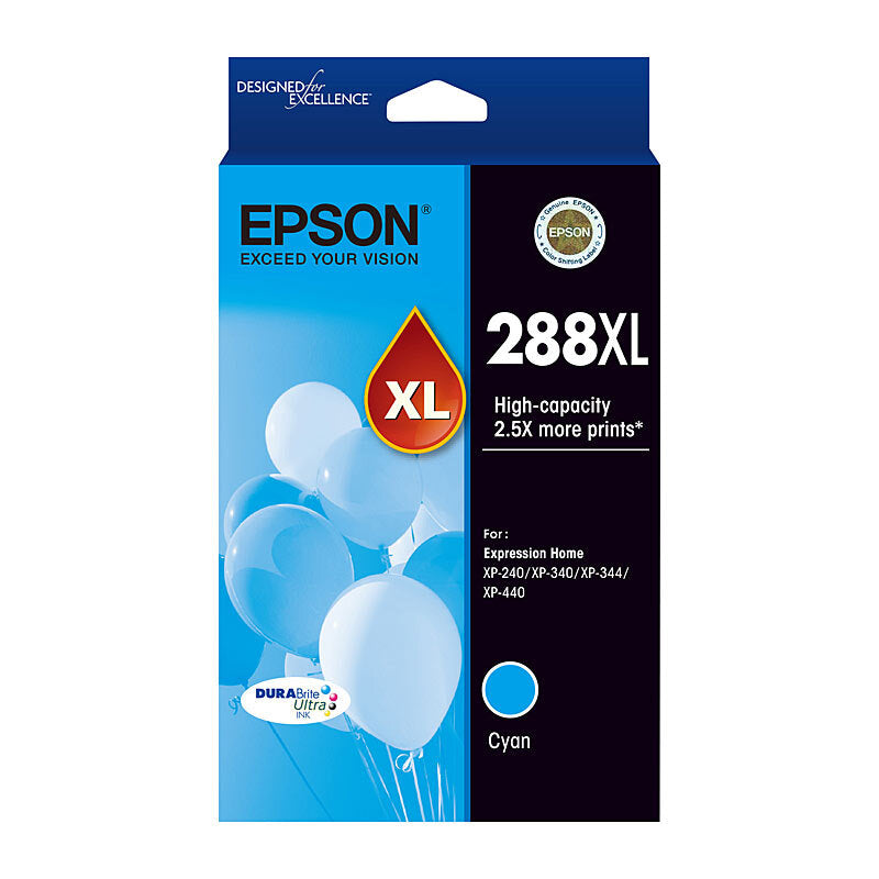 EPSON T306292 288XL CYAN HIGH YIELD INK CARTRIDGE