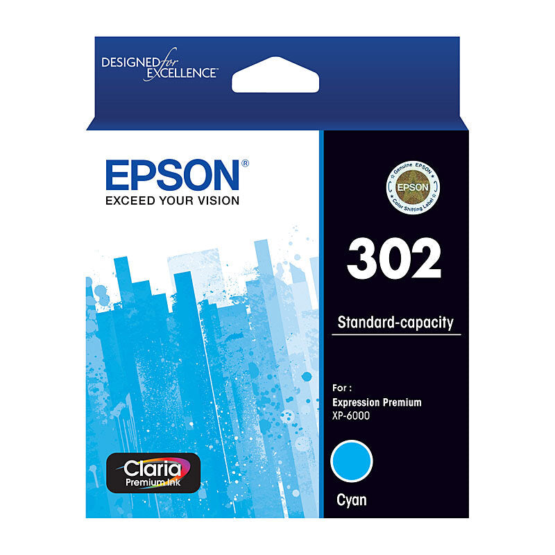 EPSON C13T01W292 CYAN INK CARTRIDGE