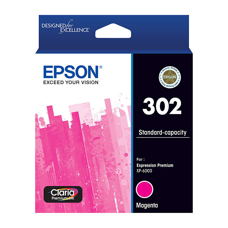 EPSON C13T01W392 302 MAGENTA INK CARTRIDGE