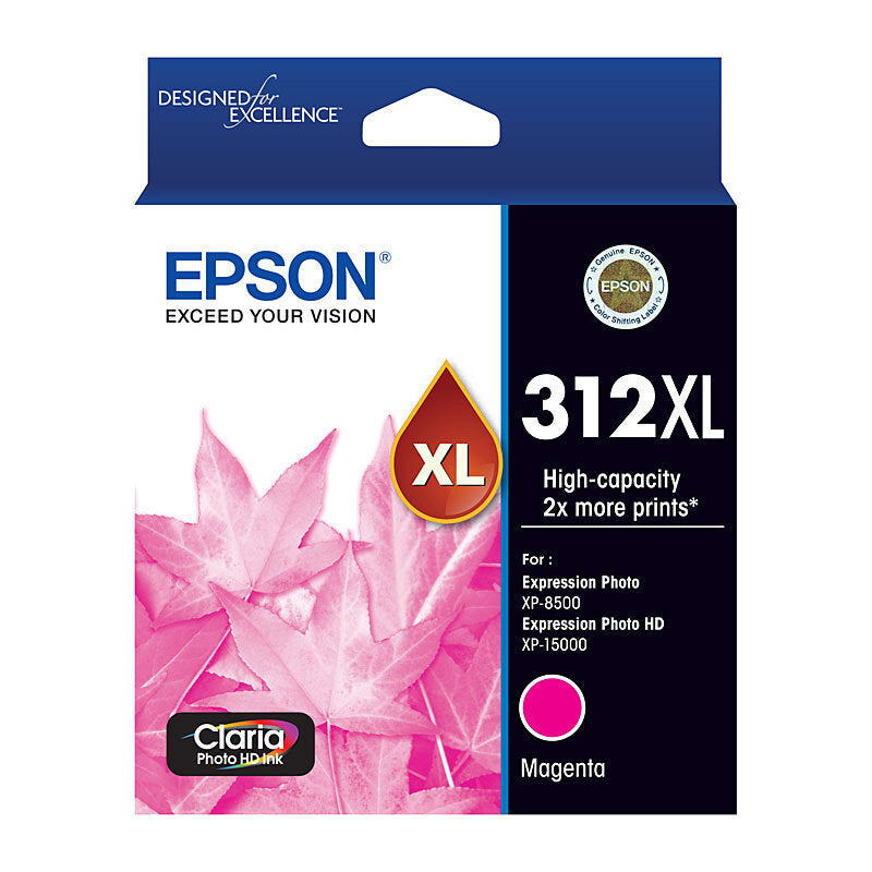 EPSON T183392 312XL MAGENTA HIGH YIELD INK CARTRIDGE