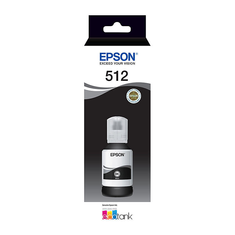 EPSON C13T00G192 T512 BLACK ECO TANK INK CARTRIDGE