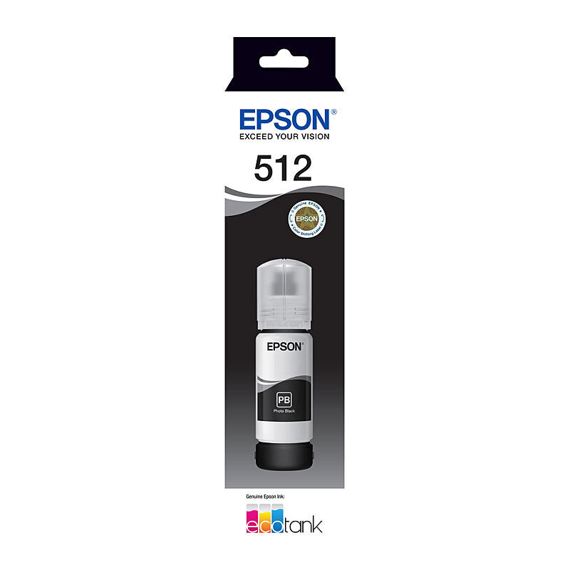 EPSON C13T00H192 T512 PHOTO BLACK ECO TANK INK CARTRIDGE