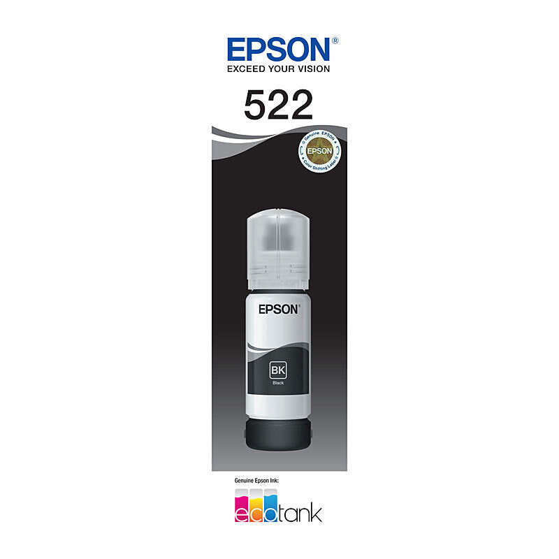 EPSON C13T00M192 522 BLACK INK BOTTLE