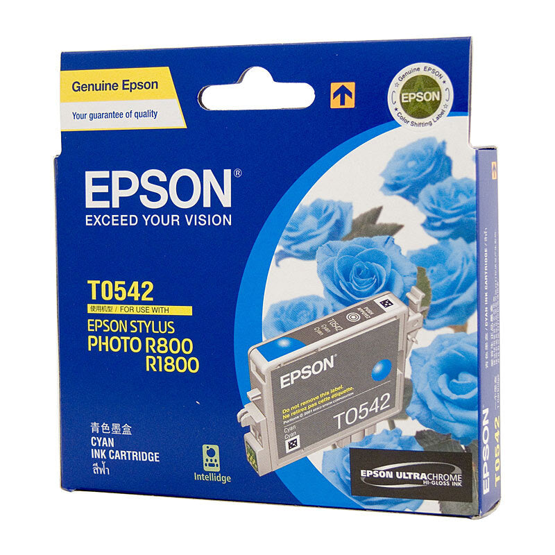 EPSON T0542 CYAN INK CARTRIDGE R800