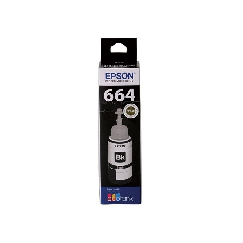 EPSON C13T664192 T664 ECOTANK BLACK INK BOTTLE