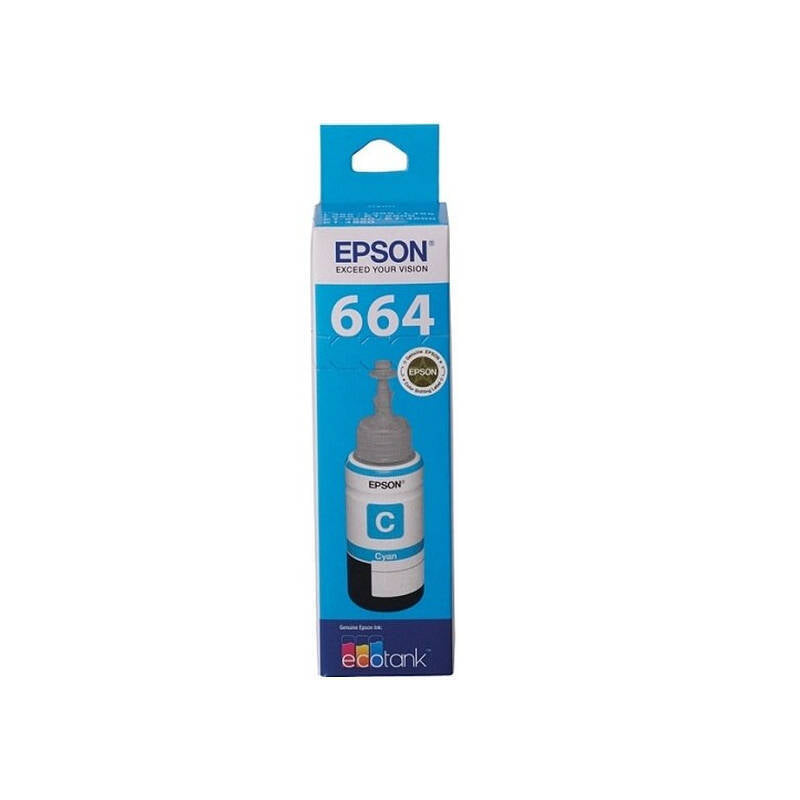 EPSON C13T664292 T664 ECOTANK CYAN INK BOTTLE