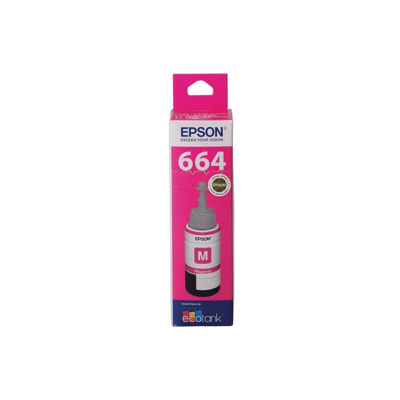 EPSON C13T664392 T664 ECOTANK MAGENTA INK BOTTLE