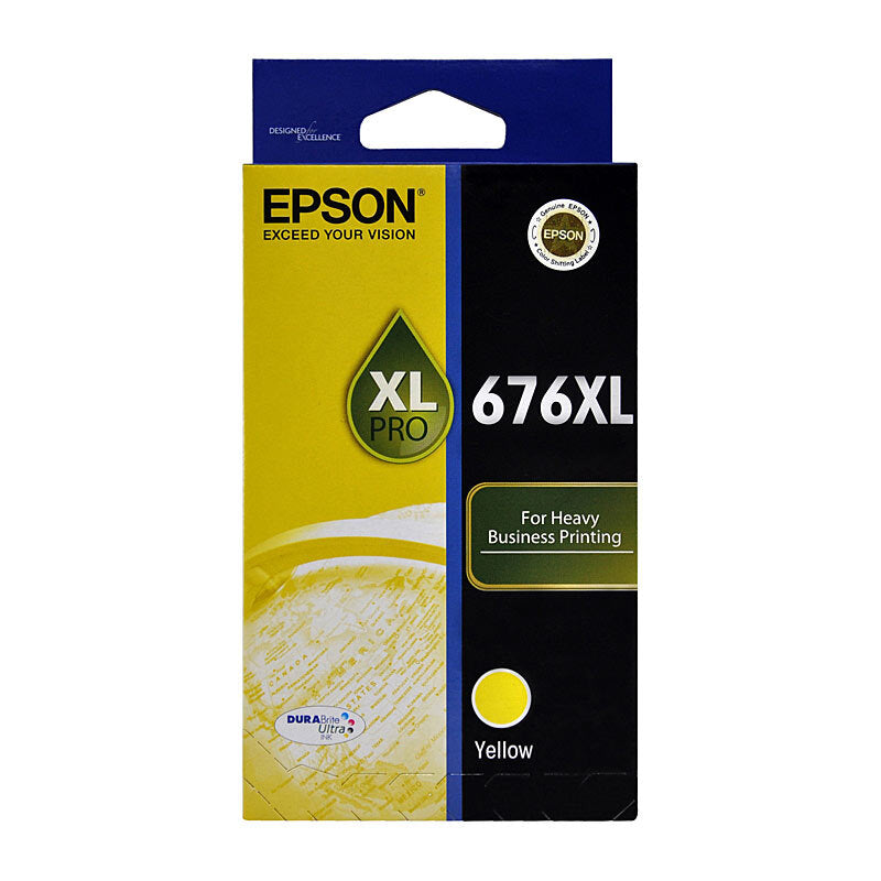 EPSON 676XL YELLOW INK CARTRIDGE