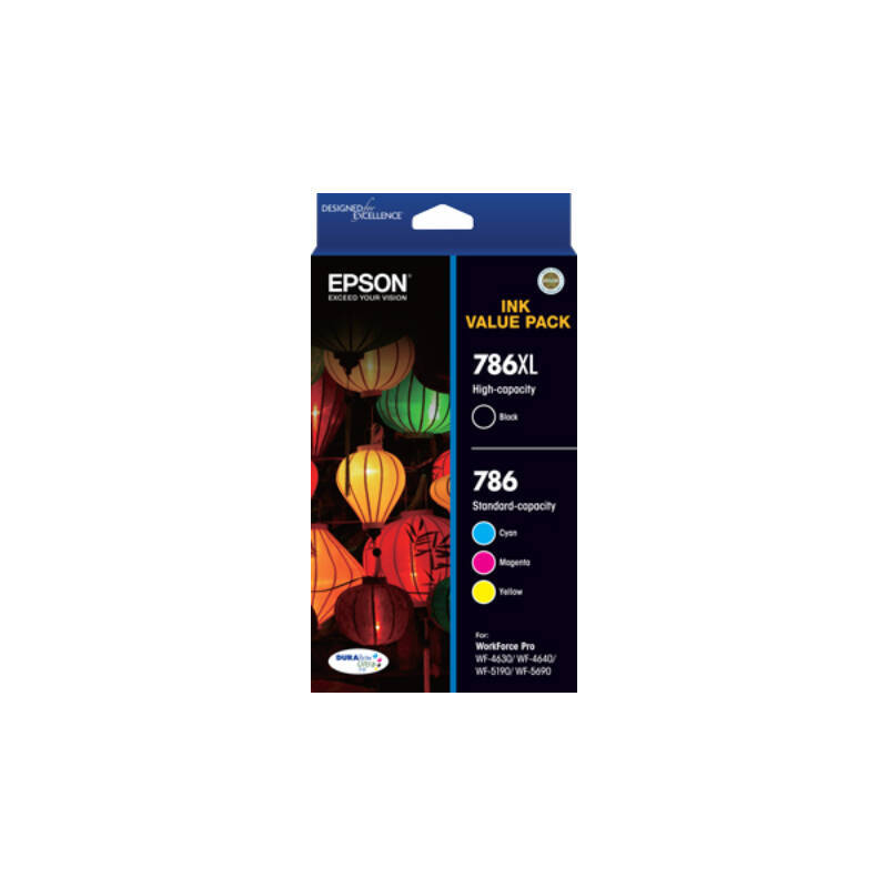 EPSON C13T786692 786 INK VALUE PACK 3 COL PLUS BLACK