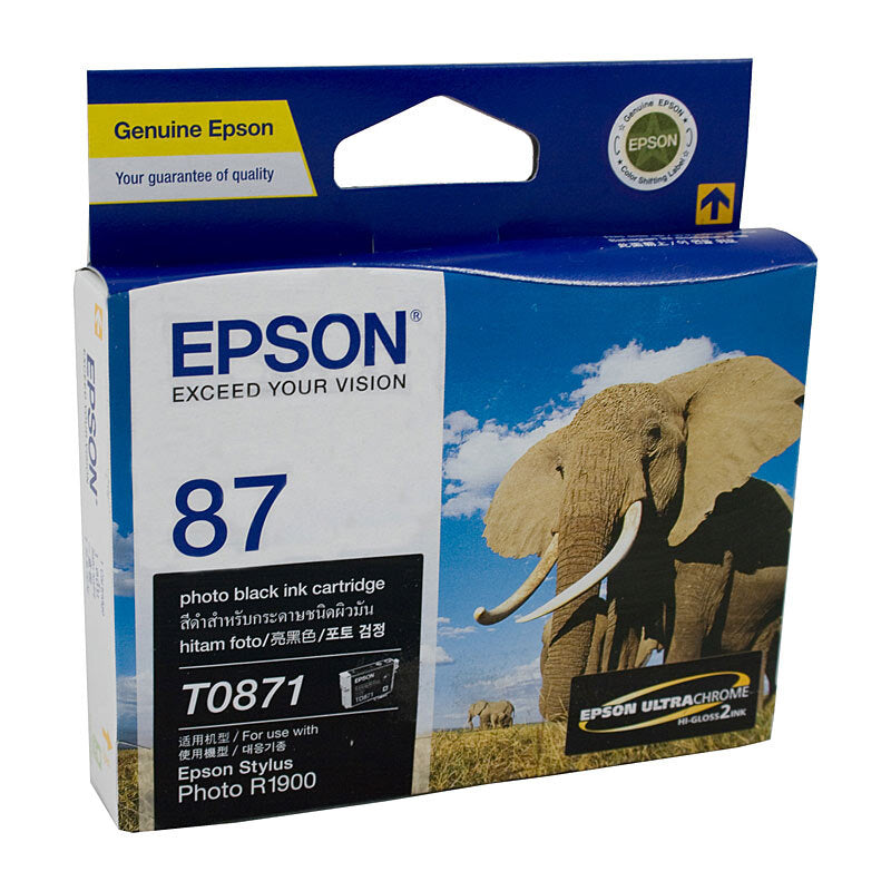 EPSON T0871 PHOTO BLACK INK CARTRIDGE