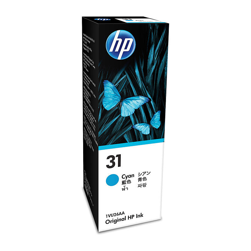 HP 1VU26AA 31 CYAN INK BOTTLE