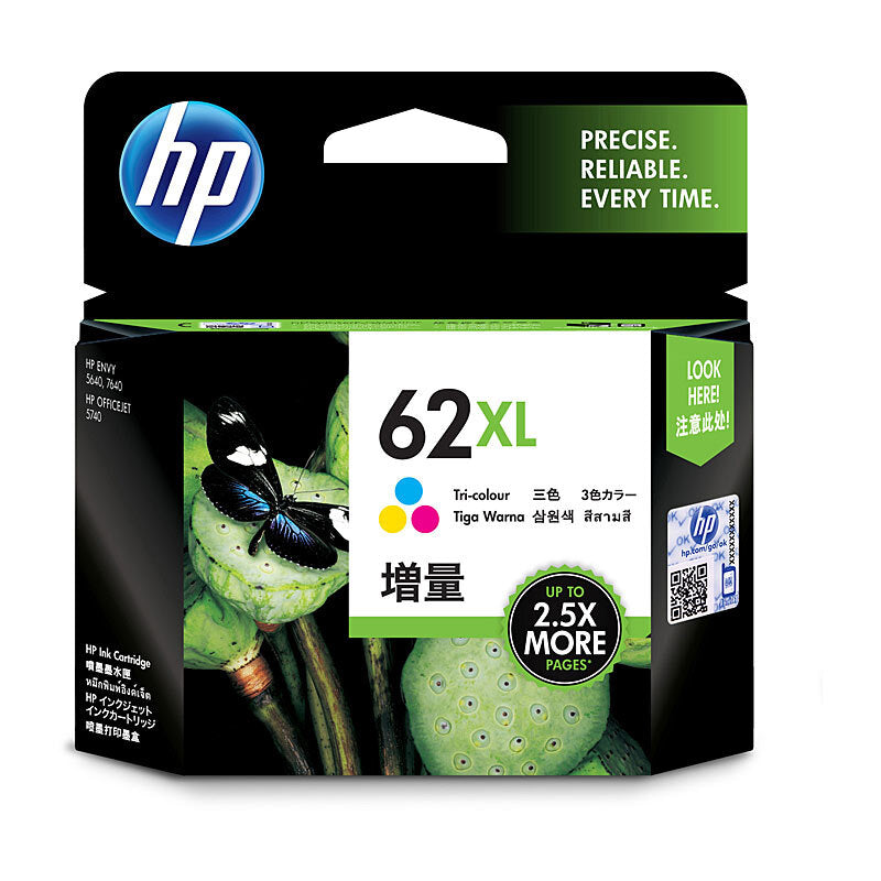 HP C2P07AA 62XL COLOUR INK CARTRIDGE