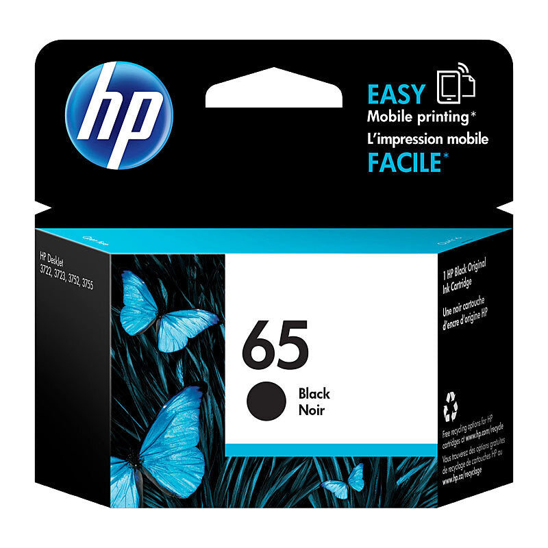 HP N9K02AA 65 BLACK INK CARTRIDGE