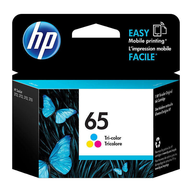 HP N9K01AA 65 TRI COLOUR INK CARTRIDGE