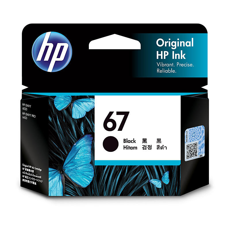 HP 67 3YM56AA BLACK INK CARTRIDGE