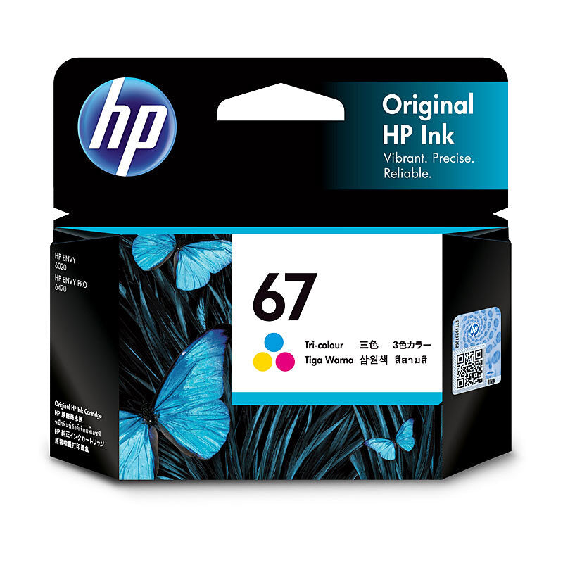 HP 67 3YM55AA TRI COLOUR INK CARTRIDGE