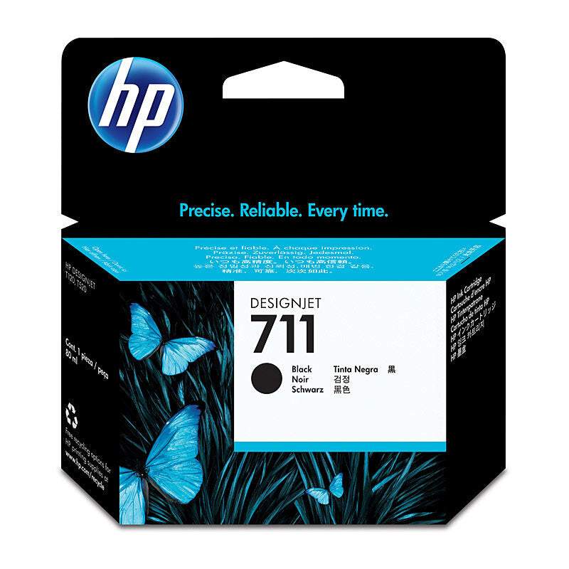 HP 3WX01A CZ133A 711 BLACK INK CARTRIDGE 80ML