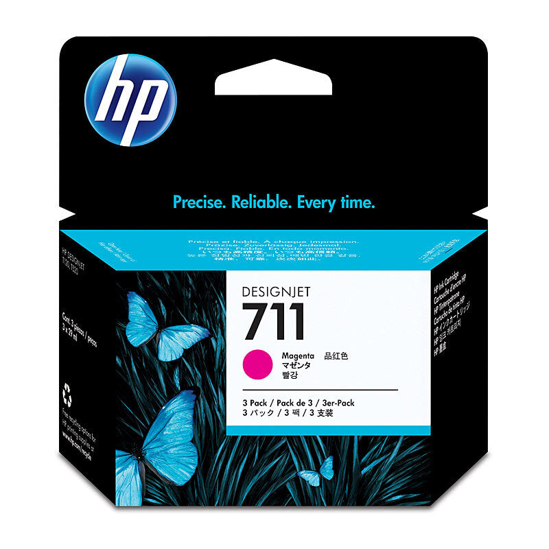 HP CZ135A 711 MAGENTA 3PK INK CARTRIDGE
