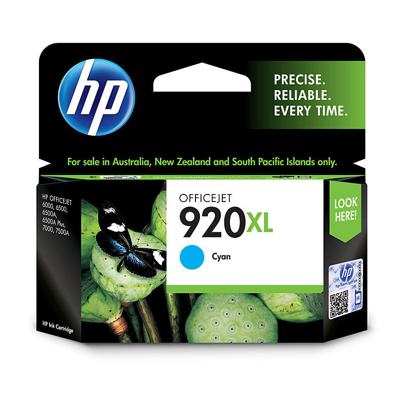 HP CD972AA 920XL CYAN INK CARTRIDGE