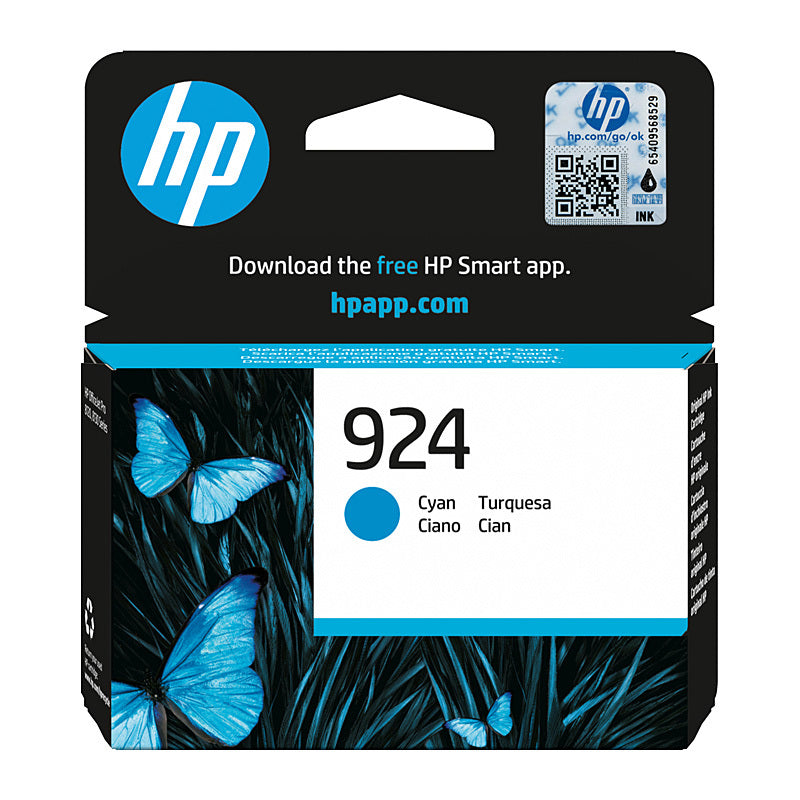 HP 924 4K0U3NA CYAN INK CARTRIDGE
