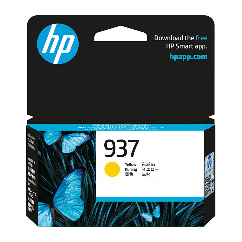 HP 937 4S6W4NA YELLOW INK CARTRIDGE