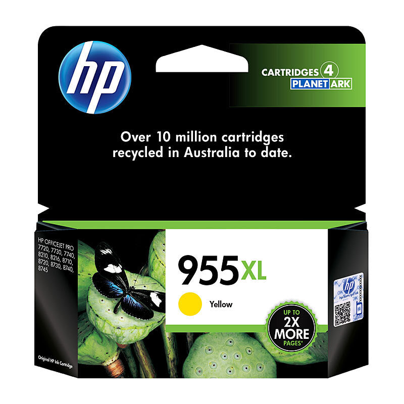 HP L0S69AA 955XL YELLOW INK CARTRIDGE.