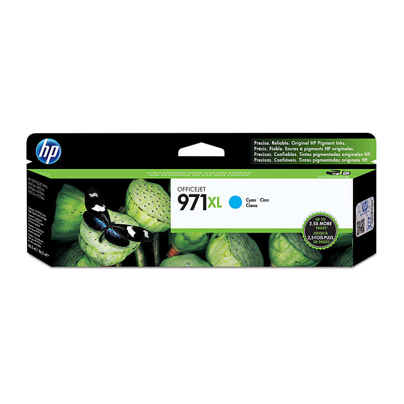 HP CN626AA 971XL CYAN INK CARTRIDGE