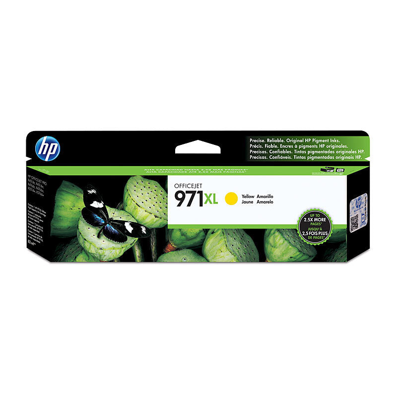 HP CN628AA 971XL YELLOW INK CARTRIDGE